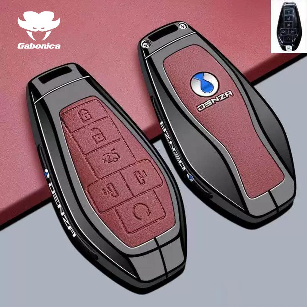 Fashion Car Key Case For Denza N9 D9 B5 B8   Keychain Smart Remote Protection Cover Shell Housing Holder Fob Accessories