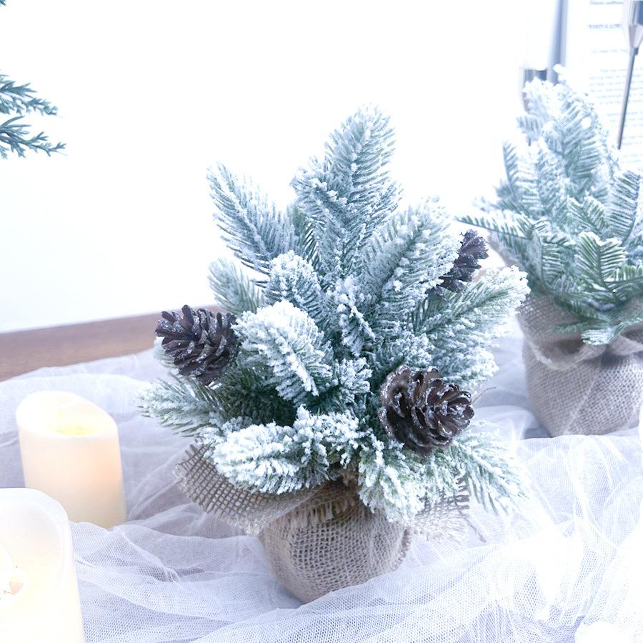 

Имитация рождественских пластиковых сосновых иголок и шишек, горшечные настольные украшения, реквизит для создания атмосферы домашнего декора