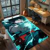 My Hero Academia Large Area Rug Non Slip Washable Floor Mat for Gamer Room Bedroom Home Decor