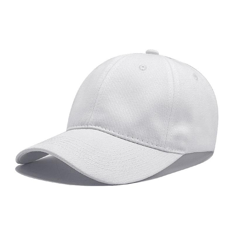 New Pure Cotton Soft Top Baseball Cap for Women Spring and Summer Sun Protection Baseball Cap for Men Outdoor Solid Color Light Plate Sun Hat