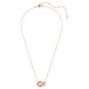 Swarovski Dextera Tubular Ring Design Necklace Women necklace White Rose-Gold 5738200