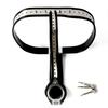 T Shape Stainless Steel Female Chastity Belt with Anus Ring Anal Plug Lockable Underwear Pant Chastity Device Sex Toys for Women