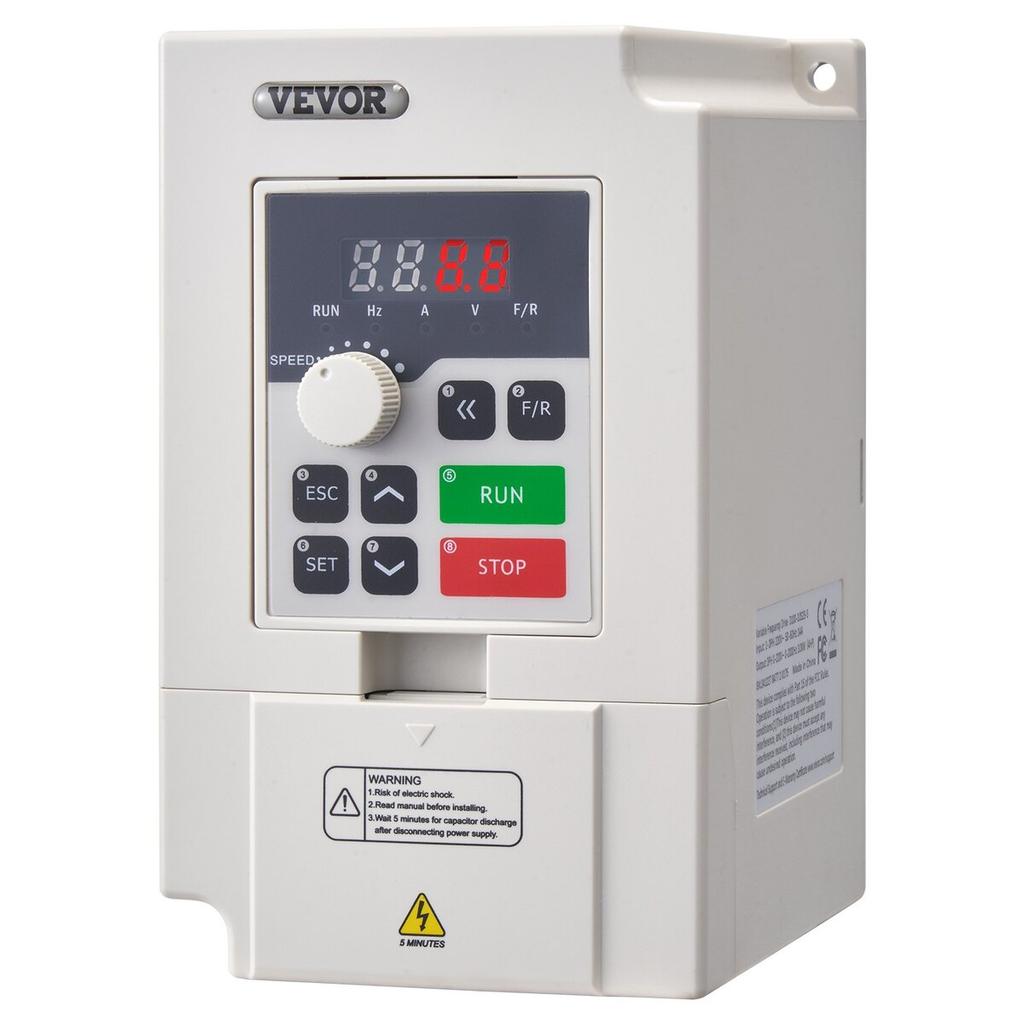 VFD 4HP 3KW 14A 1 or 3 Phase AC 220V Input to 3 Phase AC 0~220V Output