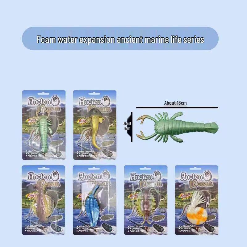 Игрушки-симуляторы древних морских животных: Трилобит, Эвриптерида, Каменный краб, Ремнетел