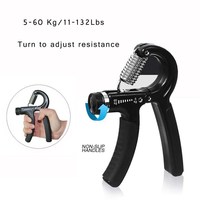 Details about / Wrist Grip Strength Trainer Fitness Hand 5kg-60kg Adjustable Heavy Gym Expander