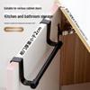 Stainless Steel Over-the-Door Towel and Dishcloth Hanger Rack