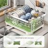 Foldable 304 Stainless Steel Dish Drying Rack