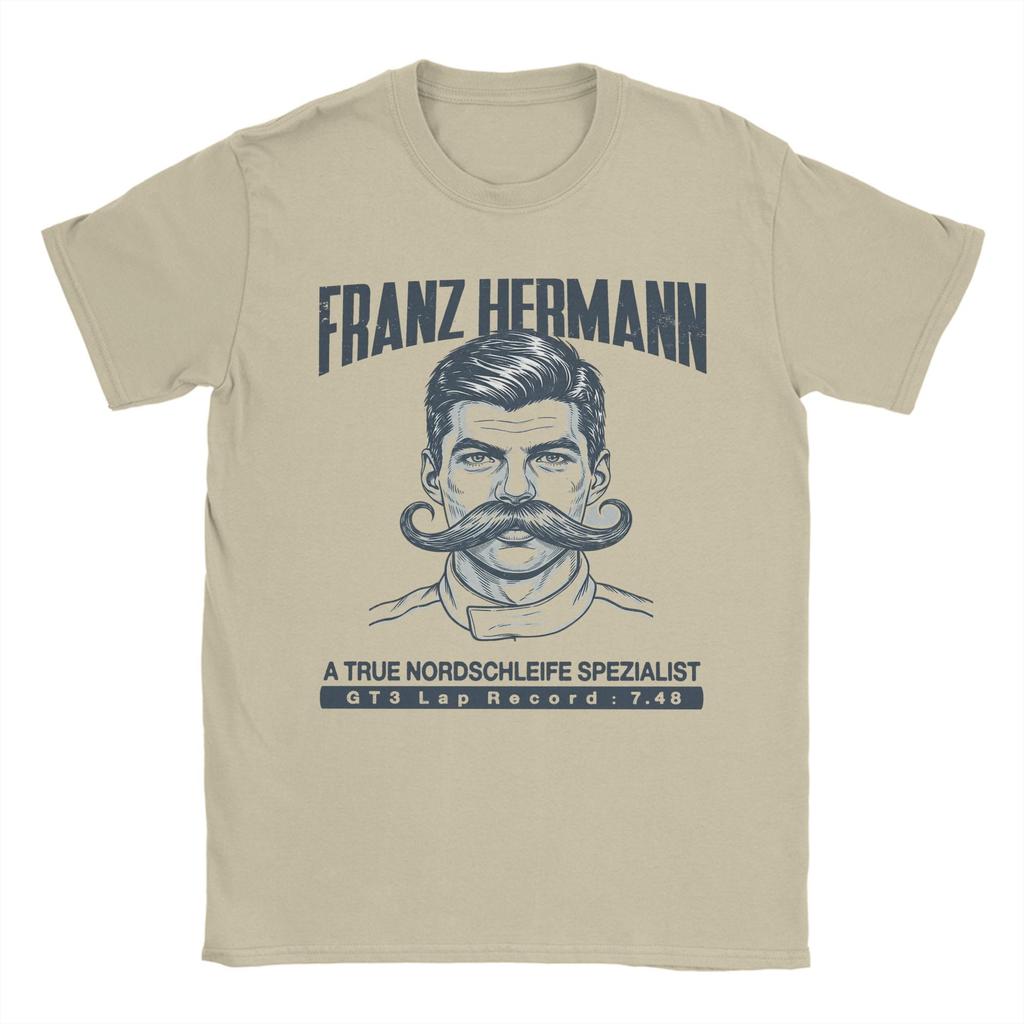 Franz Hermann Meme T-Shirt for Men  Novelty Cotton Tees Round Collar Short Sleeve T Shirt Plus Size Clothing