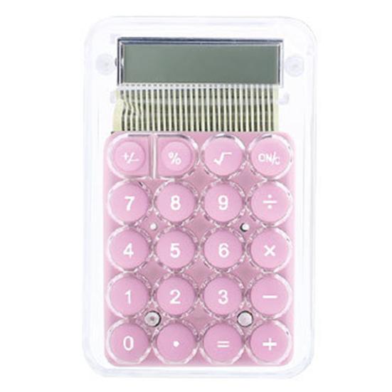 Student Calculator LCD Display Large Screen Silicone Buttons Battery Powered 8-digit Handheld Study Electronic Calculator School Supplies