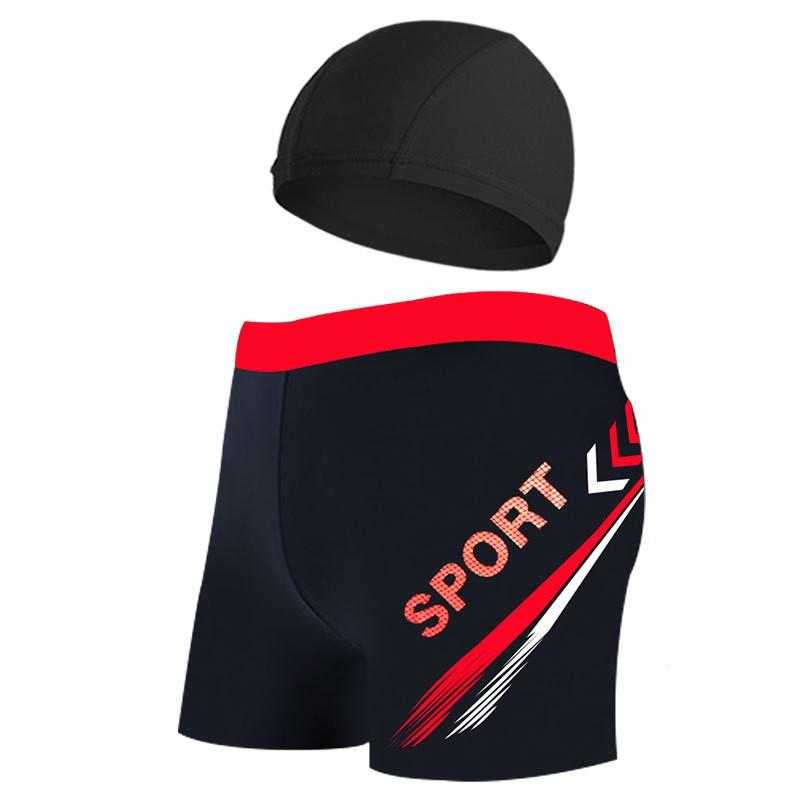 Maillot de bain Boxer Homme Séchage Rapide Taille Large Design Color-Block Piscine Spa Natation