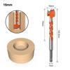 1/5pc 16-25mm Lengthen Forstner Bit Auger Drill Bits Wood Hole Saw Woodworking Opener Wooden Cutter for Hinge