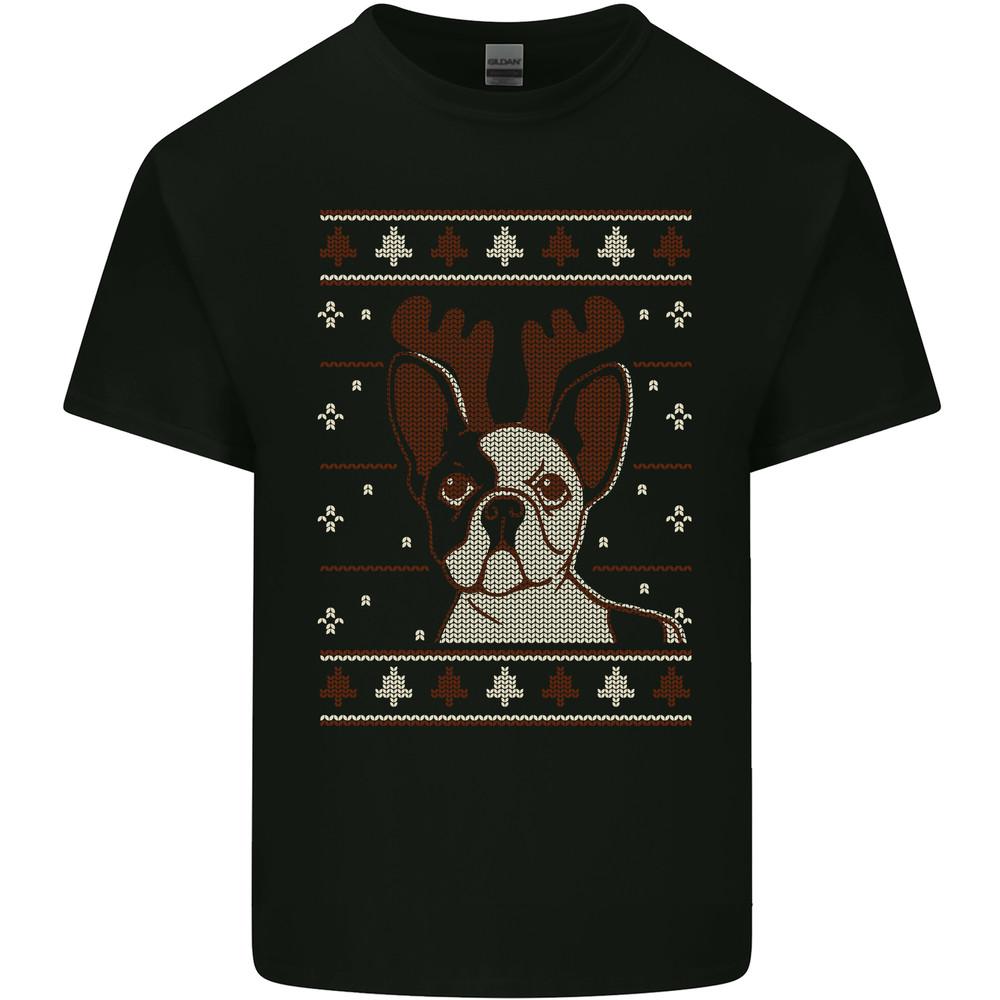 A Funny Christmas Pug Mens Light Cotton T-Shirt Unisex T-Shirt XXXL