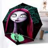 Sally, Nightmare Before Christmas Automatic Opening and Closing Umbrella - 8 Ribs Portable Folding Umbrella with Plastic Handle, Suitable fo