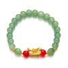 Lucky Beads Dragon Bangle Classic Zodiac Hand Chain Sweet Loong Beaded Bracelet  Women