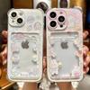 INS Korean Cute Rabbit Card Bag Case for Xiaomi Redmi Note 13 12 Pro 5G 12 4G 8 10 Pro 9 12S 9S Redmi 12 13C 10C 12C 9A 9C A1 A2