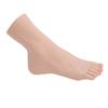 Silicone Foot Model Soft Touch Flexible Joint Positioning Realistic Mannequin Foot for Nail Art Jewerly Display Right