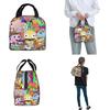 Insulated Lunch Bag Smiling Friends Pim And Charlie Accessories Storage Food Box Ins Style Thermal Cooler Lunch Box For School