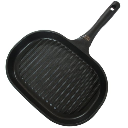 Wahei Freize Bratpfanne, Grillpfanne, perfekte Fischpfanne für filetierten Fisch, Kongarian, mit Deckel, diamantbeschichtet, IH-kompatibel, KM-9149