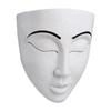 Flowerpot Resin Face Head Resin Wall Mounted for Indoor Outdoor Garden Decoration White