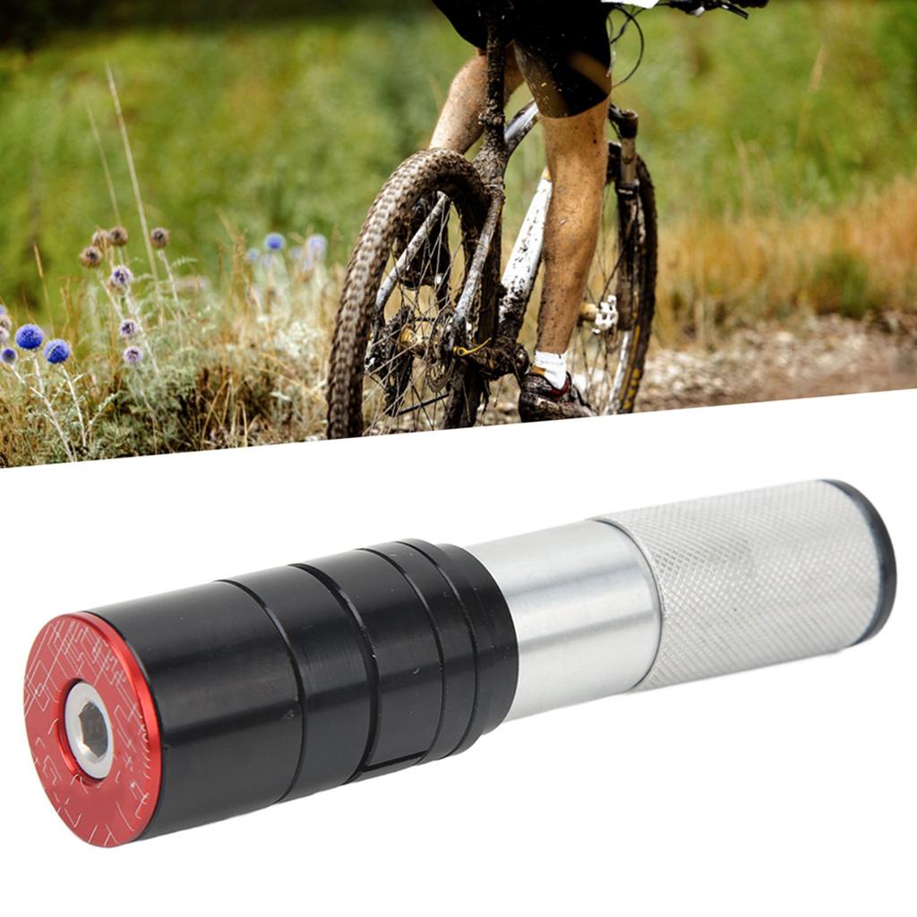 Riser de Potence de Vélo 28,6 mm Plage de Rehausse 3 à 50 mm Alliage d'Aluminium Léger Extenseur de Potence pour Vélo de Route VTT