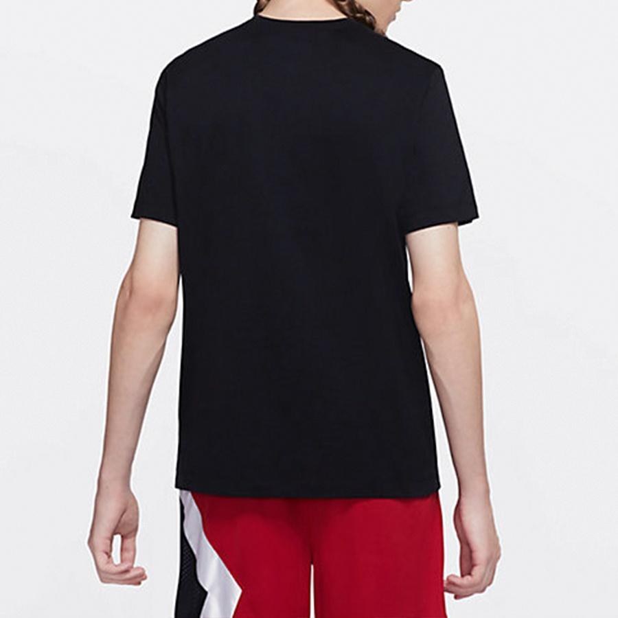 Air Jordan Breathable Round Neck Short Sleeve Black Men's CN3589-010