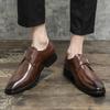 Business Men's Leather Shoes Fashionable Classic Brogue Style Leisure Outdoor Party Daily Office Plus Size Formal Shoes 38-48