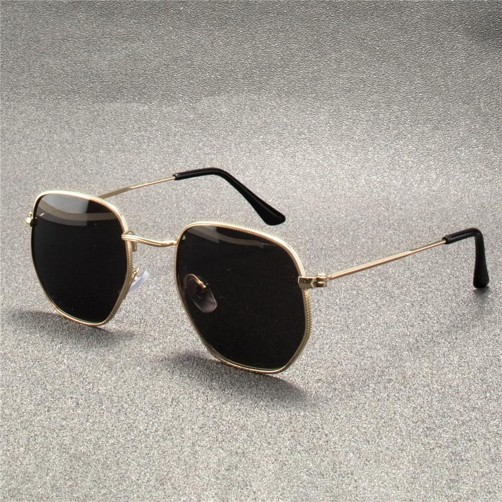 3PCS Vintage Metal Men Sunglasses Brand Designer Sun Glasses Women Female Classic Driving Eyewear