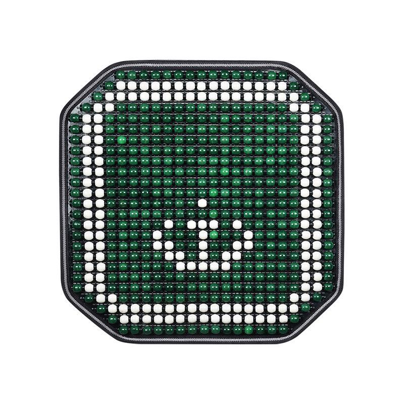 Sommer Bilseteputesett - Pustende, Ventilert, Design med treperler, 3 deler for komfortabel kjøring