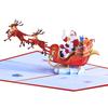 Novelty for Pop Up Greeting Cards 3D Christmas Cards Xmas Elements Greeting Card