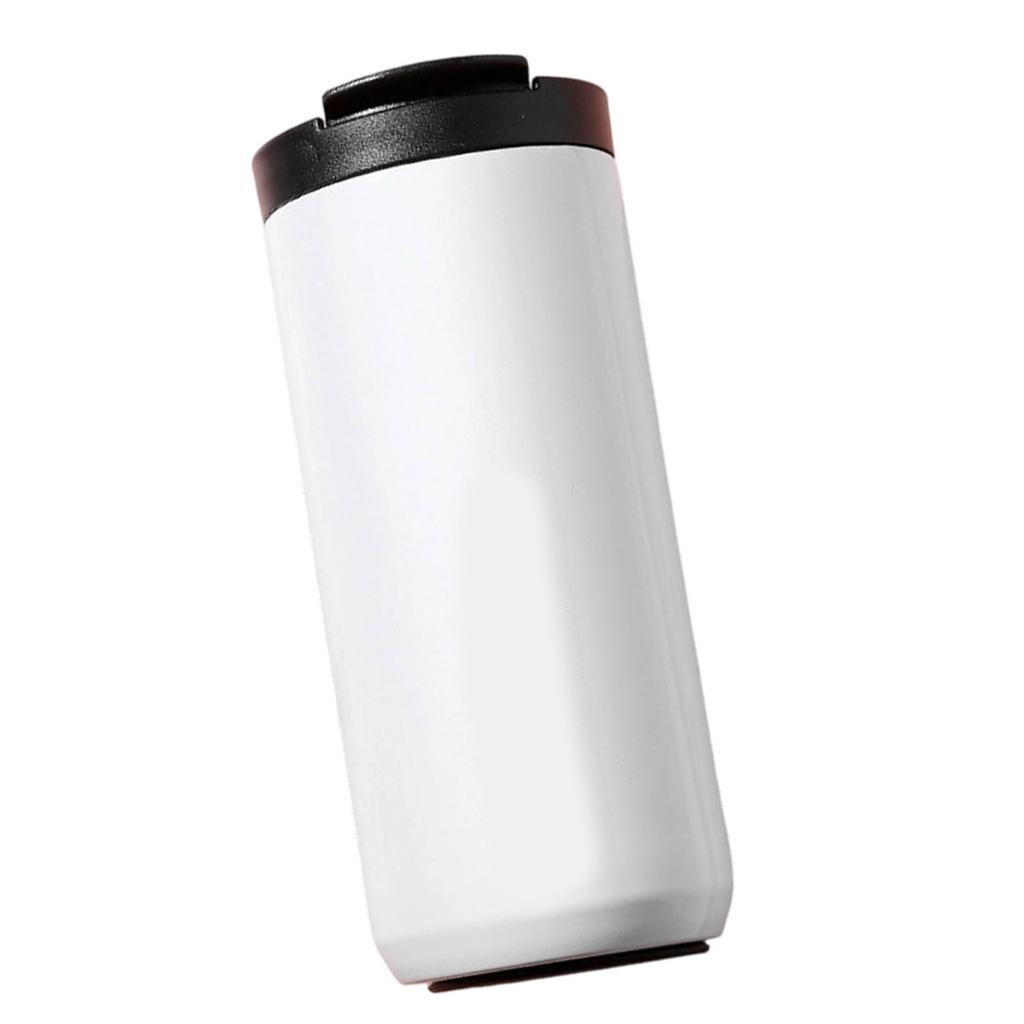 Tragbarer 304 Edelstahl-Kaffeebecher mit doppelter Vakuumisolierung, Metalltextur für Pendeln und Camping-Reisen
