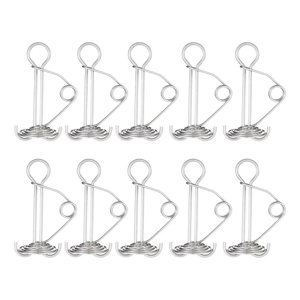 5/10pcs Spring Tent Pegs, Heavy Duty for Camping & Awning, Outdoor Shelter, Canopy, Hiking Accessories, Durable, Easy To Install