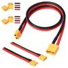 GTIWUNG Cablu Conector XT60 Mascul-Femelă 1 buc 12AWG 50cm, 1 Pereche Conector XT60, Conector Mascul și Femelă XT-60, Bullet Mascul și Femelă XT60