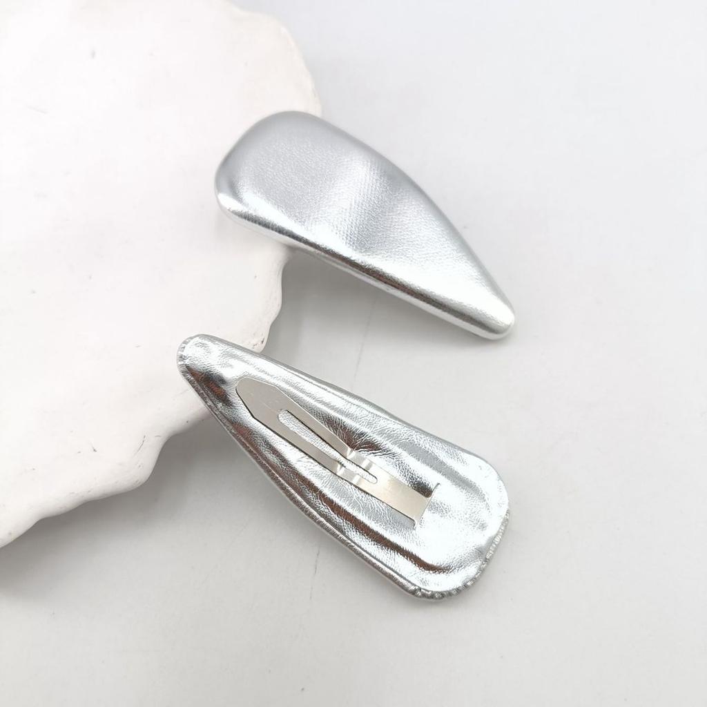 Y2k Hair Pins for Girl Silver Metal Duckbill BB Clips Women Hair Clips Side Bangs Female Ladies Barrettes Hair Accessories