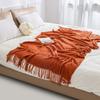Soft Nordic Knitted Blanket Breathable Nap Blanket Universal Sofa Plaid Blanket  Office