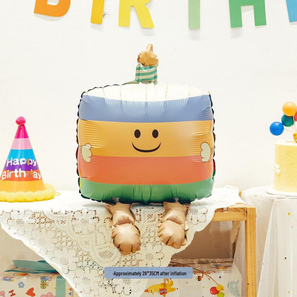 Children's Day Animal Balloon Hat First Birthday Photo Props & Background Decoration