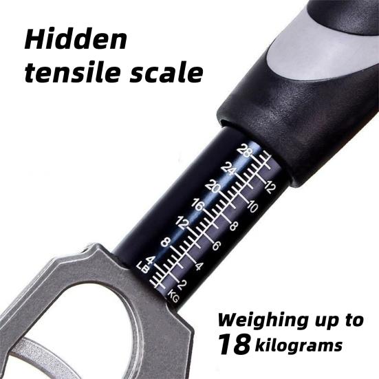 Heavy-Duty Fish Gripper with Scale Ergonomic Handle 360-Degree Rotatable Fishing Pliers Gripper Multifunctional Fish Grips Clamp