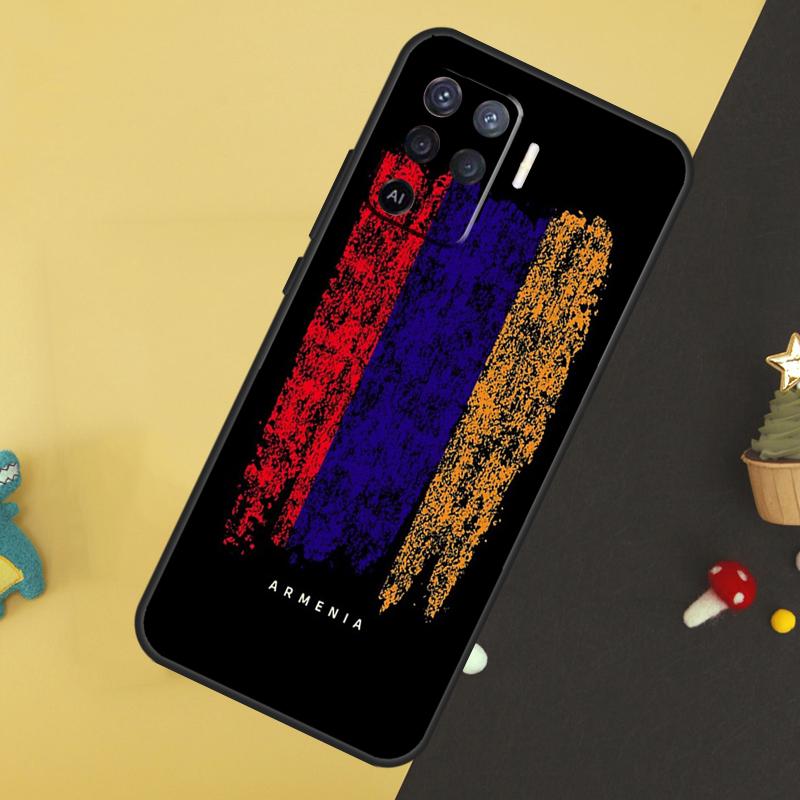 Armenien Armenier Flagge Für OPPO A9 A5 A53 2020 A52 A72 A96 A76 A16 A54 A74 A94 A58 A78 A98 A15 A79 A17 A57 A77 Hülle