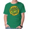 Unisex Crew Neck T-Shirt Cowabunga! It's Pizza Time! Graphic Short Sleeve Casual Tee