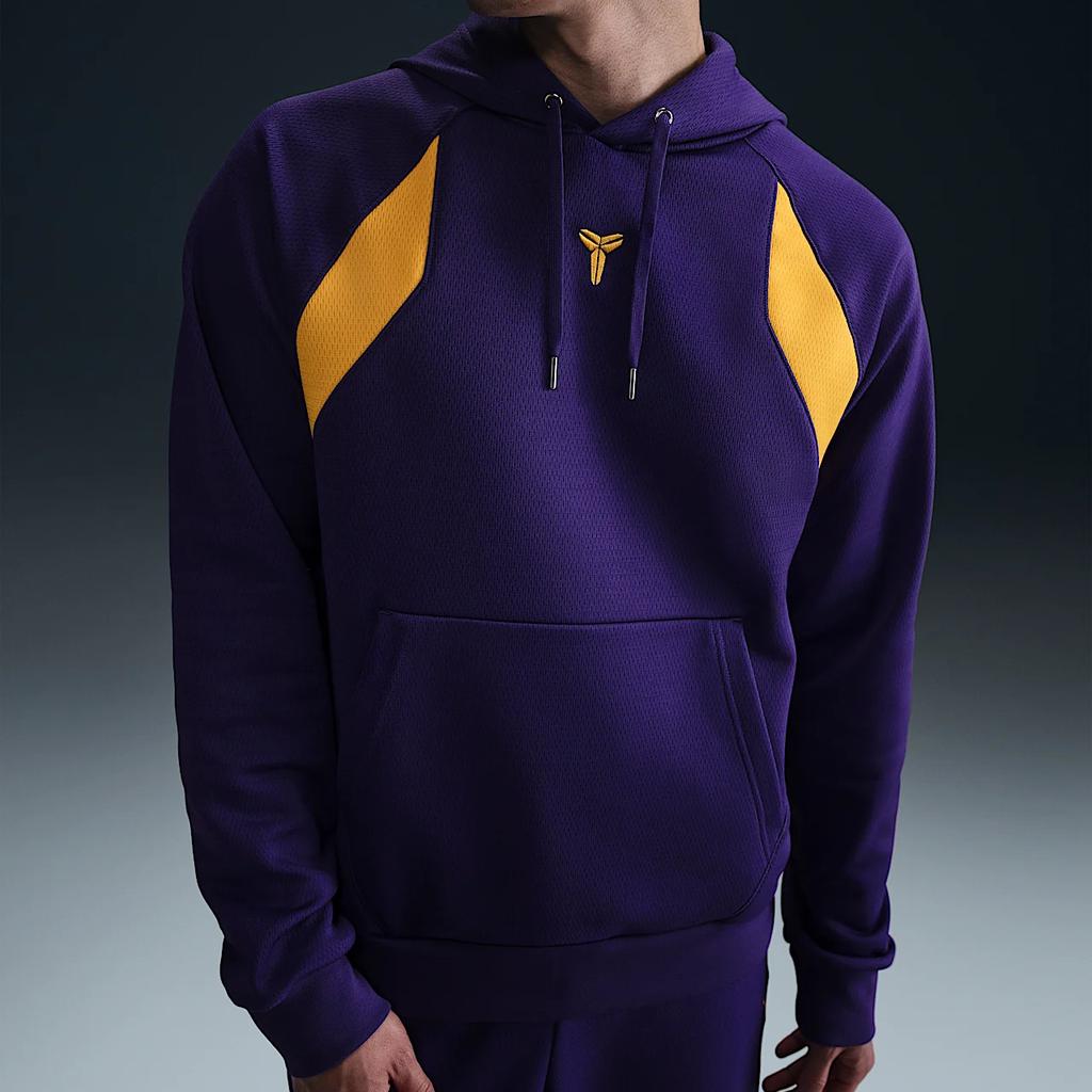 Nike Felpa con cappuccio Therma-Fit Comoda Calda Felpa Uomo Felpe Viola Corte Oro Università HJ8110547