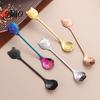 Cat Shaped Handle Spoon Coffee Spoon, Stainless Steel Paw Claw Teaspoon, Embossed Design Multi-Color Electroplated Stirring for Ice Cream Yogurt