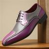 Mode Neue Herren Spitz-Mix Patchwork Lässige Oxford-Schuhe Designer Formelle Hochzeitskleidung Homecoming Schuhwerk Zapatillas Hombre