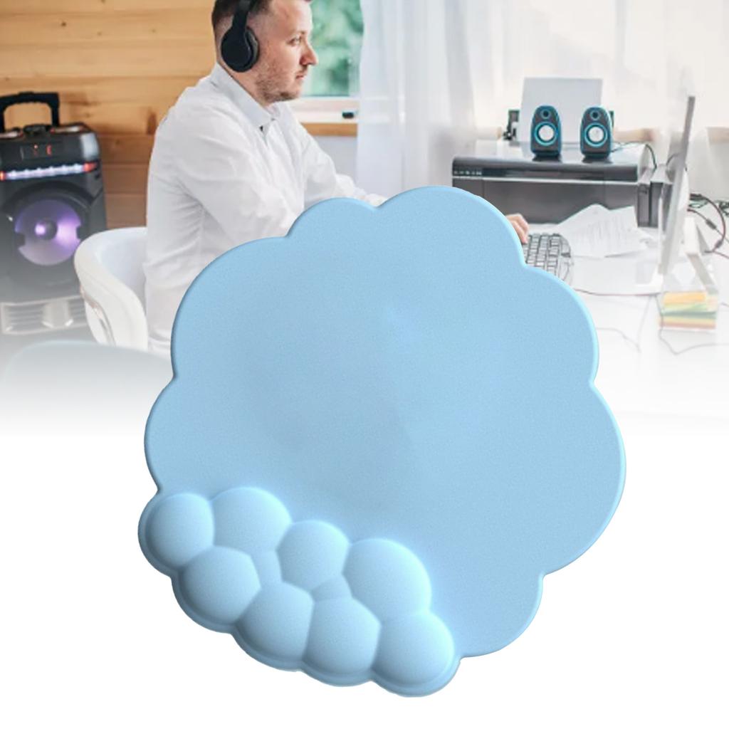 Cloud Mouse Pad Wrist Support Memory Foam Prevent Sliding Ergonomic Palm Rest for Computer Laptop
