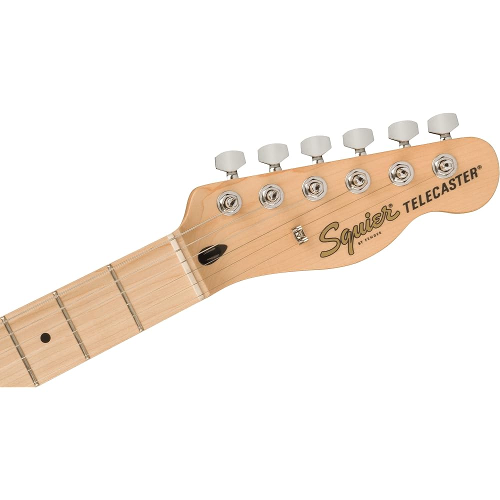 Squier by Fender Electric Guitar Affinity Series™ Telecaster®, Maple Fingerboard, Black Pickguard...