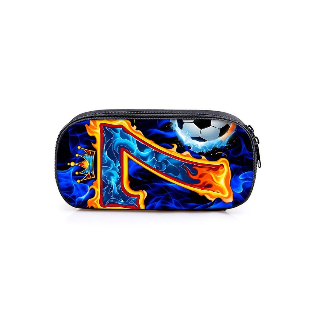 Vendite Calde Appassionato di Sport Graffiti Calcio Astuccio Stratificato Per Ragazzo/Ragazze Migliori Regali Sacchetto Portapenne Piatto Cartoon 2D Materiale Scolastico