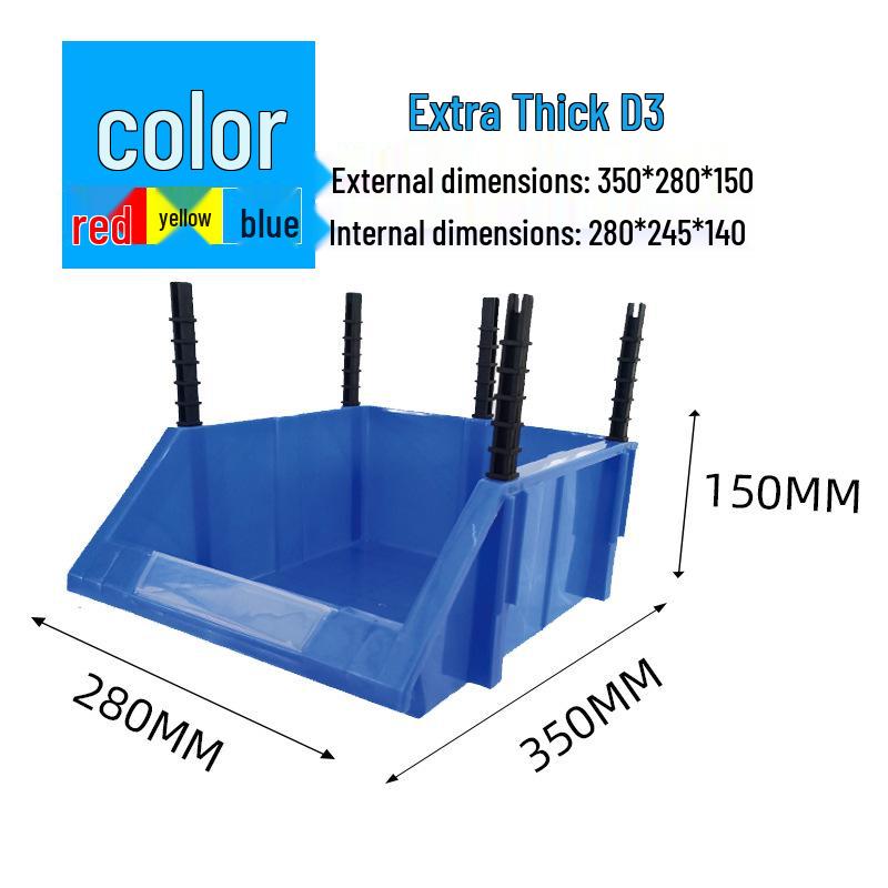 Slanted Mouth Plastic Storage Box for Screws and Tools – Classified Component Shelf