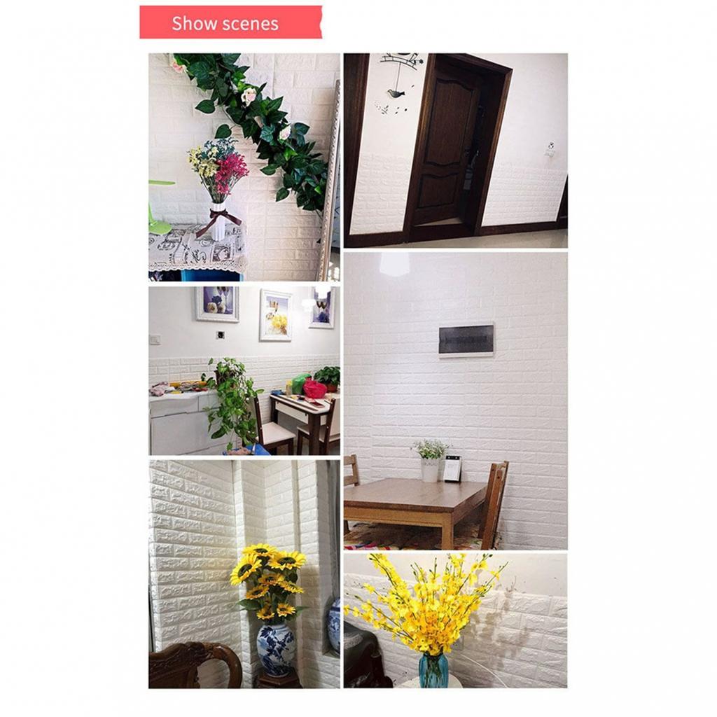 3D Wall Sticker Replacement Self-adhesive Soft Tile