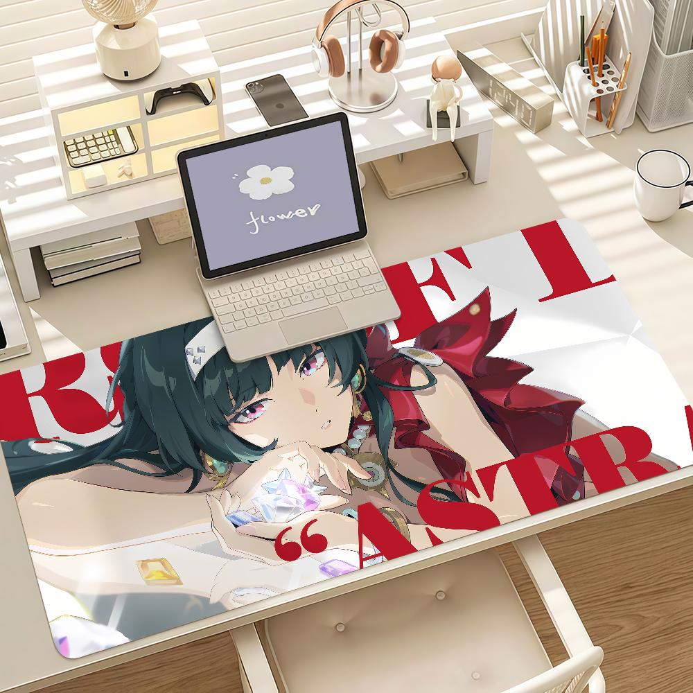 Game Zenless Zone Zero Mouse Pad Anti Slip Rubber Edge Locked Thickened Laptop Gaming Desk Mat