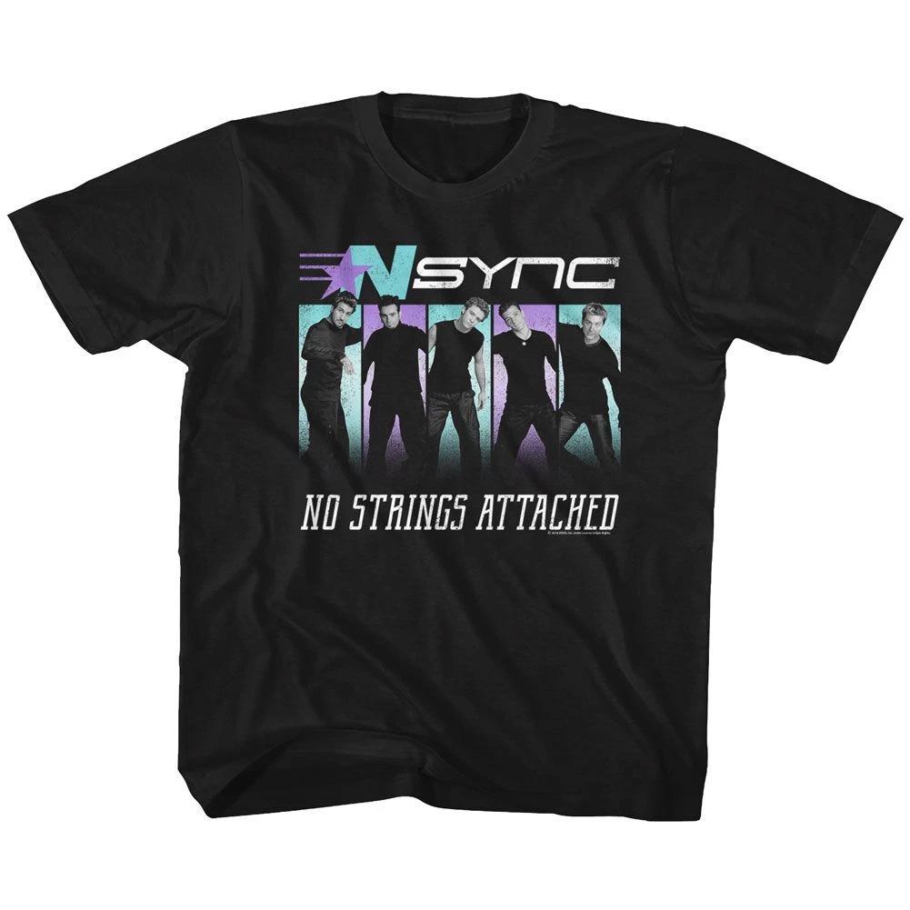 NSYNC No Strings Attached Black Pop Music Boy Band  Children s T-shirt 100