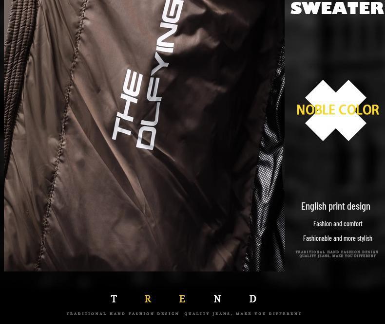 Men's Italian Winter Thick Hooded Down Jacket - 90% Duck Down, Short, Loose, Plus Size Puffer.