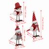 Standing Christmas Bird Figurines with Hat Festive Bird Statue  Table Decoration